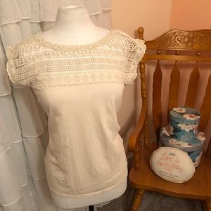 Loft Crochet detail top